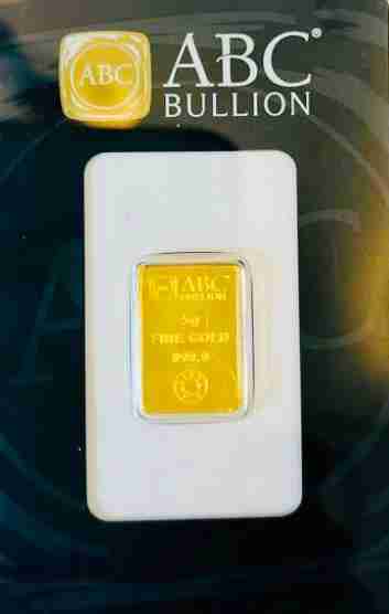 ABC Gold Minted Bar 5 Grams